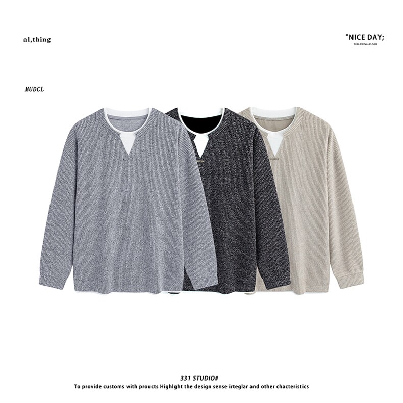 平铺~春季假两件卫衣外套YJ6029/P68，女装短外套，电商B331