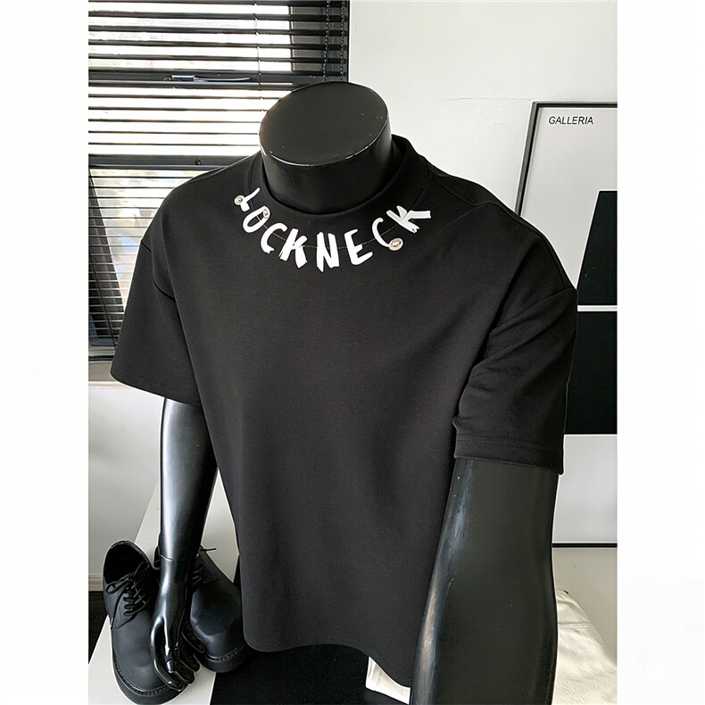 纯棉T恤设计感短袖原创小众运动T恤美式日系T1016-1T335P32K59,女装T恤,星座1016-1（原电商B408-1）