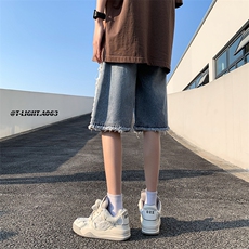 2023年夏季美式高街新款牛仔短裤五分裤货号DK65P55控价78，男装牛仔裤，电商A063