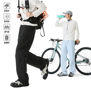 秋季新款户外机能防风功能防水百搭冲锋裤B315-K25328-特p40控78