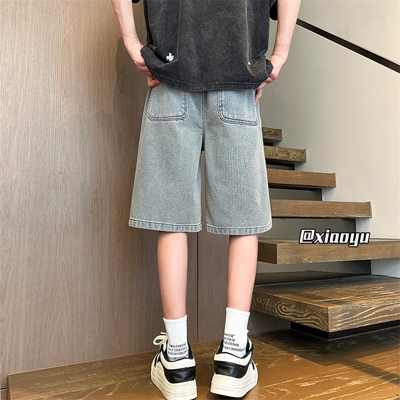 XZ616夏季星空纹设计款肌理感休闲牛仔短裤TY2457特P35,男装牛仔裤,星座512A（原616）