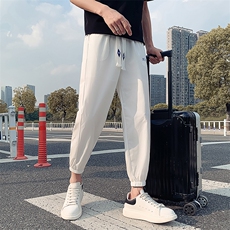 夏季速干运动裤社会小伙痞帅束脚裤休闲九分裤K2048/P50/控78，女装休闲裤，星座313B-2(原星座309A-2)