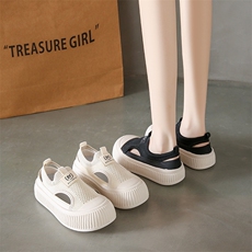 X4068-P90小白鞋子女夏季新款韩版女学生休闲运动飞织女鞋，男鞋休闲鞋，星座1407-3