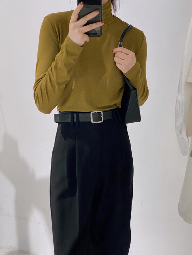 基础款高领打底衫，其它，驿谷