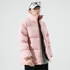 纯色冬季立领棉衣男潮流加厚棉服棉袄A266-P03-P30特批黑色P35，男装棉衣，电商A266