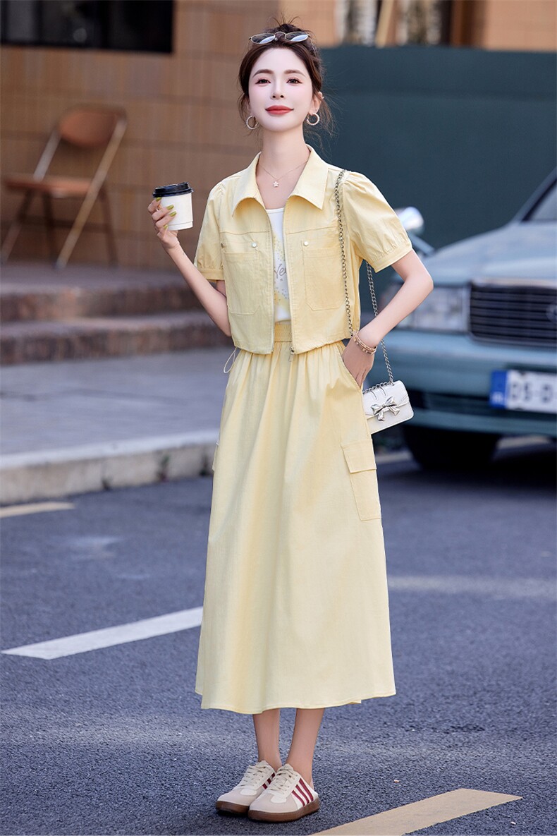 2025年夏季新款时尚三件套,女装套装/套裙,红依一坊