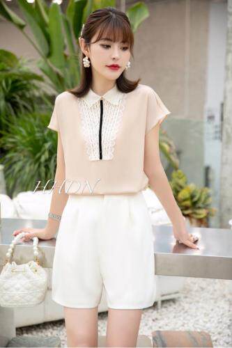 【现货】2021新款夏装雪纺小衫，女装，红火丹妮