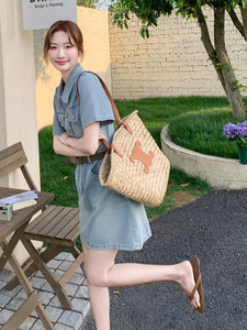法式复古显瘦牛仔连衣裙女夏2025新款小个子裙子减龄超火爆款独特图片