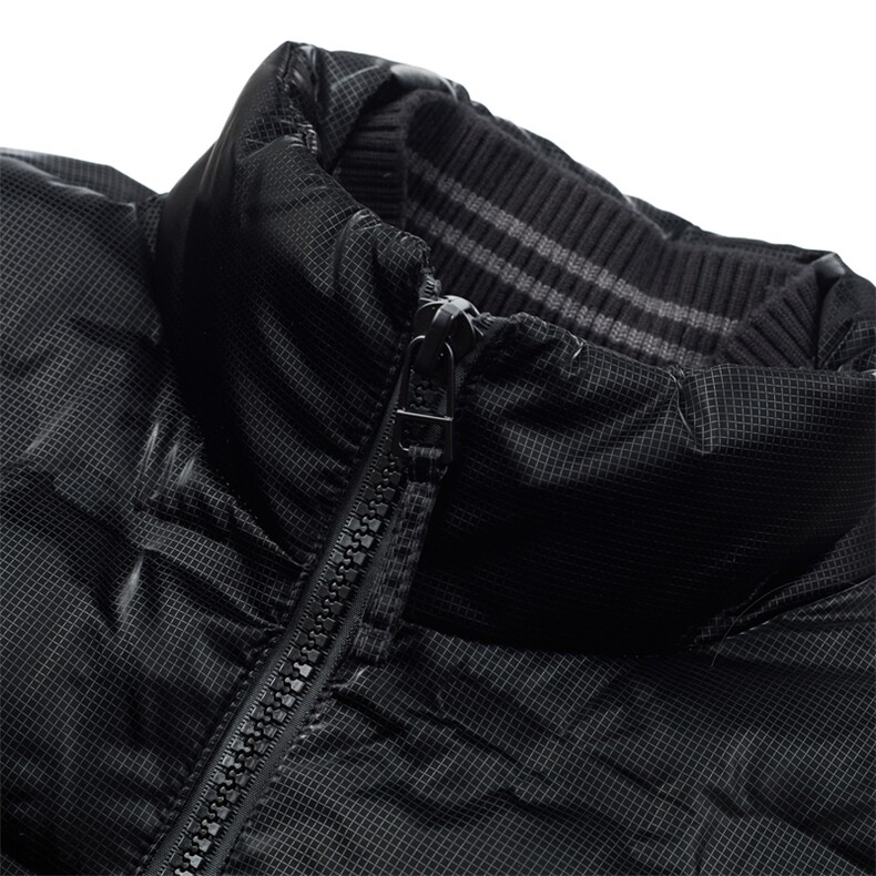 白鸭绒中年男休闲立领羽绒服保暖爸爸装短款羽绒服男YL5806-P275图片