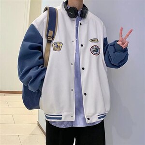 潮流夹克潮男春季棒球服J1027P63图片
