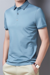 AD2101钱塘2020-3夏季男士高端休闲短袖精品T恤P90图片