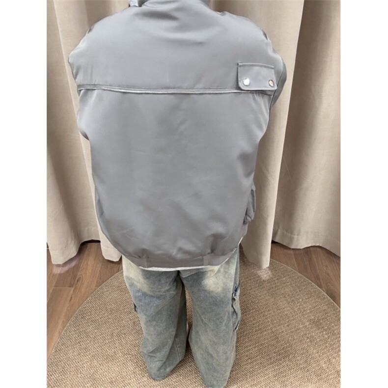 现货灰色三防面料夹棉棉服拉链多功能棉衣潮男JMF33-特p,男装棉衣,星座910A