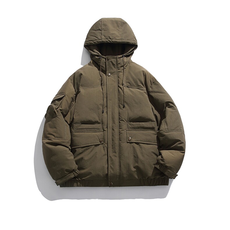 外27-2GANYOU日系多口袋设计连帽加厚棉服MY09-P215,男装棉衣,新杭派外27-2