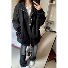 美式复古工装立领外套春秋季设计宽松年轻休闲情侣叠穿夹克WT684，男装夹克，星座601-1