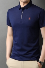 夏季新款男士翻领短袖t恤中年有领男装上衣服休闲POLO衫，男装T恤，电商B212（原钱塘6029）
