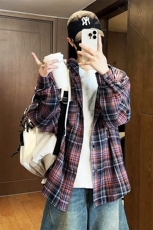 高街宽松休闲衬衫潮流百搭上衣A086-SY6295-P52，男装衬衫，电商基地A086