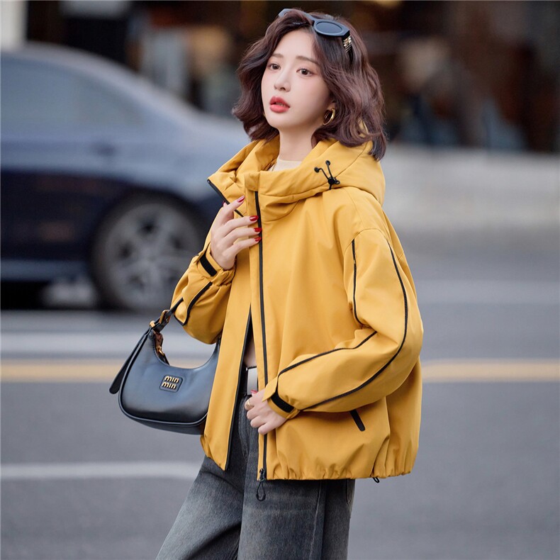 档口现货2025年冬季休闲/淑女新款女装休闲棉衣外套派克服,女装派克服,靓星雨