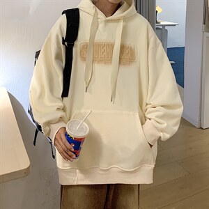 2025秋装新品 钢印情侣卫衣连帽卫衣外套宽松上衣G1021 P78 男图片