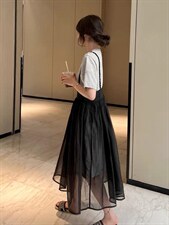 两件套连衣裙，女装连衣裙，LiLi