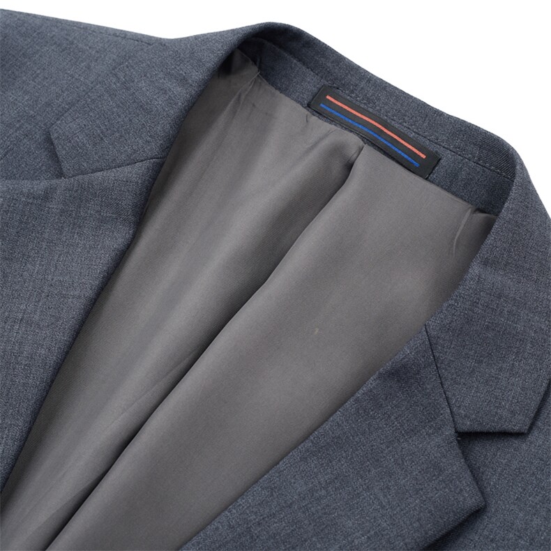 新款西服套装中青年男士西装男外套商务休闲正装三件套HB862-P240，男装西服套装，电商B212（原钱塘6029）