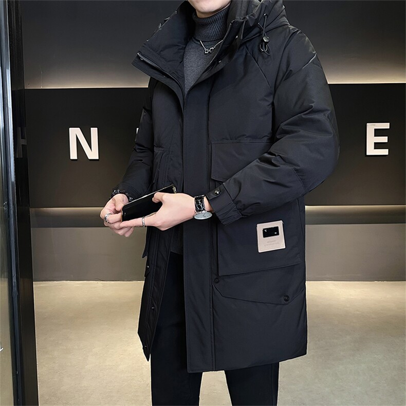 标50绒店主风男士中长款连帽羽绒服外套62501-P295(控券后388),男装羽绒服,电商B338