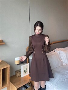 显瘦连衣裙图片
