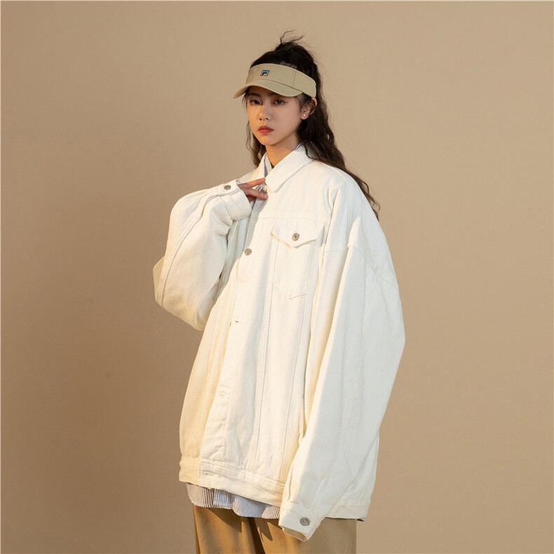 休闲纯色工装情侣潮牌牛仔水洗夹克外套N961/P85,男装夹克,星座202-3