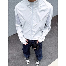 J5257网图慎用激光冲孔防晒服防晒衣外套男女夏季网眼骑行外套，男装夹克，星座115A-2