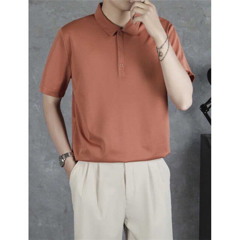 原宿简约男士polo衫短袖夏季薄高端衣服男新款百搭流行气质P01,男装Polo衫,星座1116A-2（原606A-1）
