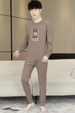 秋冬保暖内衣男士秋衣秋裤加绒加厚青少年学生套装TZ3136-P67，男装棉衣，星座310B-3