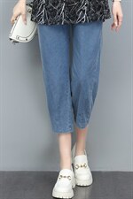 2022夏季新款时尚休闲牛仔裤显瘦百搭高腰九分裤，女装牛仔裤，依恋蒂丝