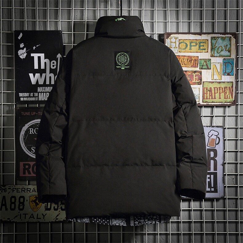 冬季假两件双门襟印花贴标白鸭绒羽绒服Y5804-p190【特价】,男装羽绒服,电商A007