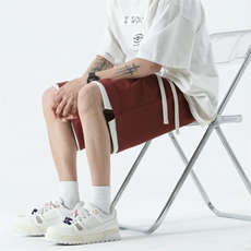 港风假两件休闲裤高街五分裤宽松直通短裤DK130P32，男装牛仔裤，星座1204-3