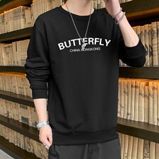 跑量卫衣男22秋季打底上衣潮流韩版宽松T恤时尚百搭长袖W075，男装卫衣，星座815-2