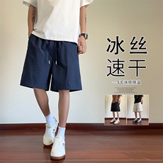 2026夏季新款备货200W件斜切速干短裤S-5XLHK25377-特P9.5，男装牛仔裤，电商A022