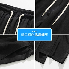 美式高街褶皱弯刀裤男潮牌运动裤宽松百搭直筒工装裤Q29099-特P30，男装工装外套，星座610（原A335）