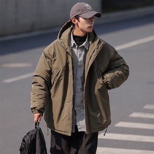 冬季新品保暖连帽棉衣休闲潮流青少年百搭棉服外套MY9083-P100图片