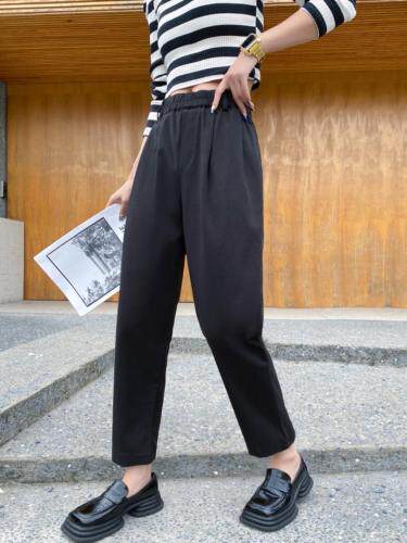 弹力休闲裤，女装休闲裤，研秀