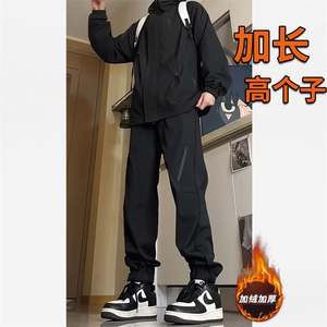2025春季工装裤子男款美式户外防水防风冲锋裤男长裤百搭休闲裤图片