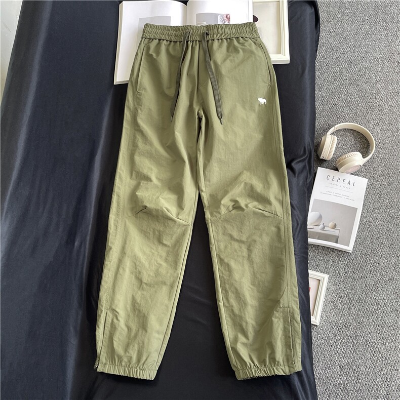现货！户外机能风凉感伞兵裤轻薄拉链运动裤-LK80138-特批40,男装休闲裤,电商A061