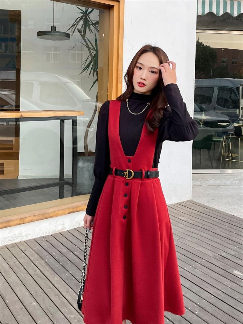 冬季薄呢套裙，其它，亿炫