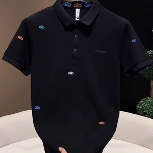 男生短袖polo衫夏季潮牌时尚透气上衣翻领t恤青年男装PL221 P36图片