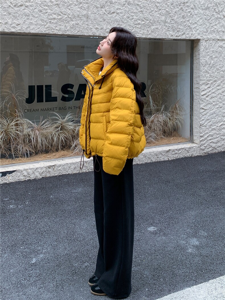 现货新款外套排骨款轻薄保暖休闲宽松女外套羽绒服,女装羽绒服,然然