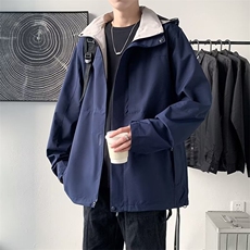运动外套男2024新款休闲冲锋衣男潮流防水户外夹克男装XR618/P64，男装夹克，星座506
