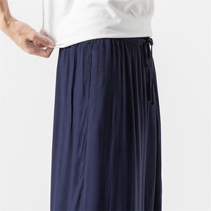 夏季大码汉服男女情侣仙气飘逸风宋裤古风裙裤禅茶服 K62/P75图片