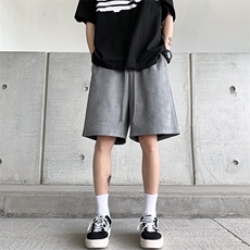 8XL-M特大码短裤男美式个性潮麂皮绒运动短裤男五分裤DK1535P25，男装牛仔裤，电商D206-1