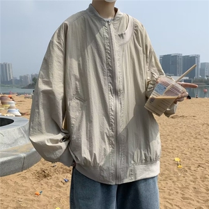 防晒衣男韩版潮流高街帅气2024夏季新款ins宽松百搭F067-P38图片