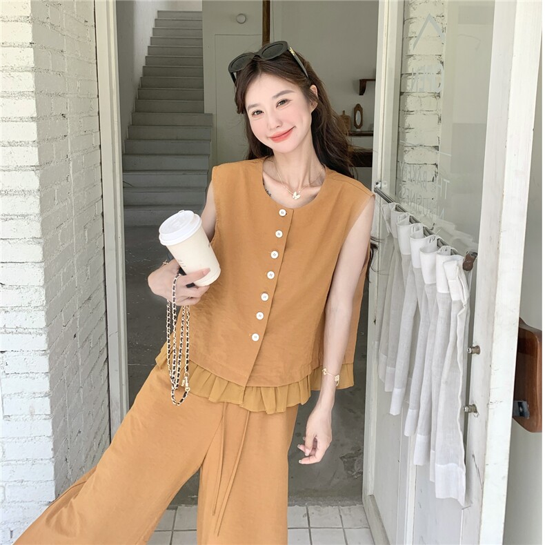 【新款】已开卖韩系南瓜色套装2C277-913-P155-K238,女装套装/套裙,2C277