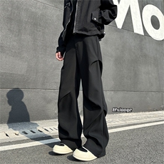 XZ616春季重磅cleanfit立体解构打褶休闲长裤TY2033P75控88，男装休闲裤，星座512A（原616）