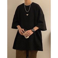华夫格夏季品质短袖青少年简约百搭上衣T恤JK23248-p28-控38，男装T恤，星座605(原A050)